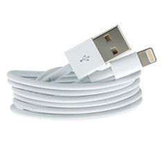 Cablu de date pentru iPhone cu conector USB, alb