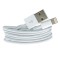 Cablu de date pentru iPhone cu conector USB, alb