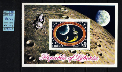 Liberia, 1971 | Misiunea Apollo 14 - Shepard, Roosa, Mitchell - Cosmos | aph foto