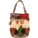 Geanta pentru Cadouri de Craciun, Flippy, Model Mos Craciun, Decoratiune Sarbatori, 46x23x2 cm, Multicolor