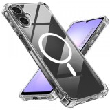 Husa MagSafe pentru Samsung Galaxy A07 4G A075, Techsuit, Shockproof, Transparenta