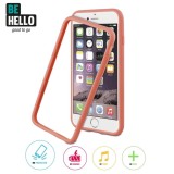 Cumpara ieftin Bumper Silicon iPhone 6 iPhone 6s BeHello orange