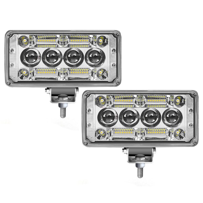 Set 2 Proiectoare auto, 400W/set, 2 faze iluminare