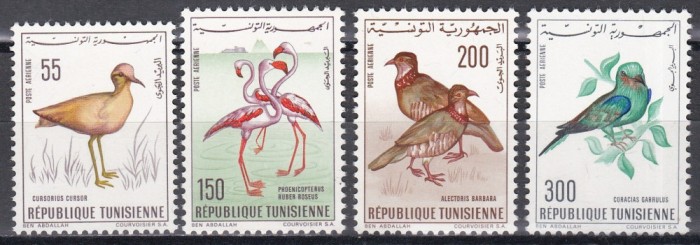 Tunisia 1966 - Păsări, MNH