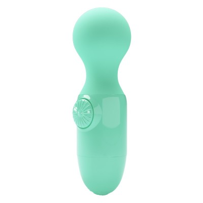 Vibrator Clitoridian Mini Stick, Verde, 12 cm foto