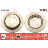 Set disc frana BMW Z4 Roadster (E89) 02.09-08.16, Spate, 300X20mm, ventilat, TRW
