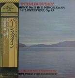 Vinil # LP "Japan Press" Tchaikovsky*, Leonard Bernstein, New York Philharmonic &ndash; Symphony No. 5 In E Minor Op. 64 - 1812 Overture, Op. 49 (EX)