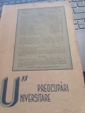 Revista &bdquo;Preocupări universitare&rdquo;, an I, nr. 1, decembrie 1943