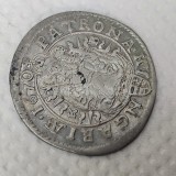 Ungaria VI 6 KRAJCZAR 1670 KB , argint , detalii
