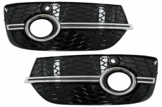 Grile Laterale Audi Q3 8U (2011-2014) RS Design Negru Crom Performance AutoTuning