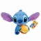 Jucarie de plus disney stitch cu burger 25cm
