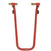 Stander/cric de motocicleta fata universal, reglabil, include 1 tip de prindere, Rosu