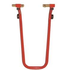 Stander/cric de motocicleta fata universal, reglabil, include 1 tip de prindere, Rosu