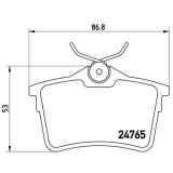 Brembo set placute frana, frana disc Prime Line