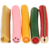 Cumpara ieftin Bețe decorative Fimo Nail Art, 5buc - Fructe și Smiley, INGINAILS