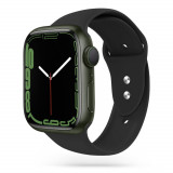 Curea Tech-Protect Iconband pentru Apple Watch 4/5/6/7/8/9/SE (38/40/41 mm) Negru, Silicon