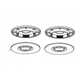 Sistem de fixare covorase VW (rotund mic) Bej
