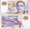 SINGAPORE 2 dollars ND polymer UNC!!!