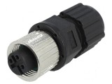 Conector M12 3 PIN mamă A-DeviceNet CANopen IP68