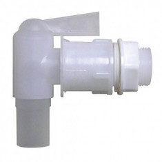 Robinet plastic pentru butoaie Ecotank, 3/4&quot;, alb, Strend Pro ICS P161175