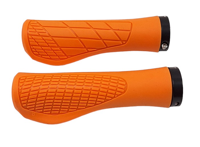 Set 2 mansoane ergonomice, JET GR6639, culoare portocaliu, L 133mm, inel de fixa... Cod:A777