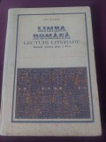 LIMBA ROMANA Lecturi Literare mANUAL PENTRU CLASA A vi a,Lucia Atanasescu 1982,in stare f.buna,coperti groase-184 pagini, 1974, Clasa 7