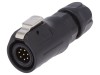 Conector Circular LUTRONIC 8 Pini Aurit, 3A, IP67, Cablu 3-6mm