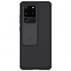 Husa protectie spate si camera foto negru, pentru Samsung Galaxy S20 Ultra Nillkin CamShield Pro foto