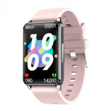 Smartwatch iSEN EP02 Roz, 1.3 TFT, ECG, Ritm cardiac, Presiune sanguina, Glicemie, Oxigen, Monitorizare somn, Bt v4.0, IP67, 160mAh