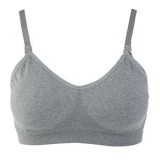 Sutien Seamless de Maternitate și Alăptare, Gri, CMCLASS