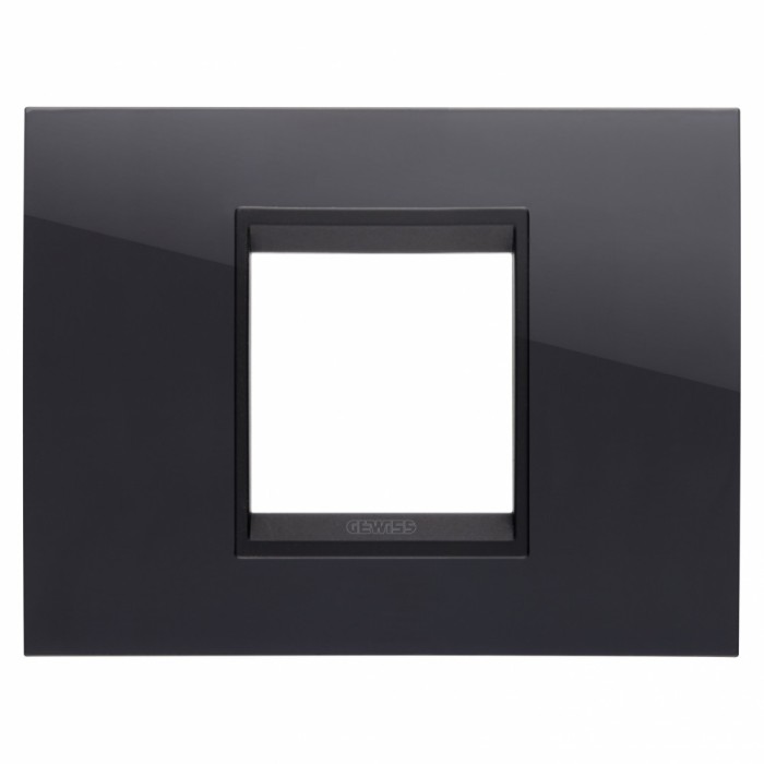 Rama Ornament 2M LUX Gewiss Chorus monocrom negru GW16202YN