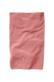 Jack Wolfskin fular impletit culoarea portocaliu, neted