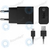 Sony UCH10 &icirc;ncărcător rapid de călătorie 1800mAh incl. Cablu microUSB negru