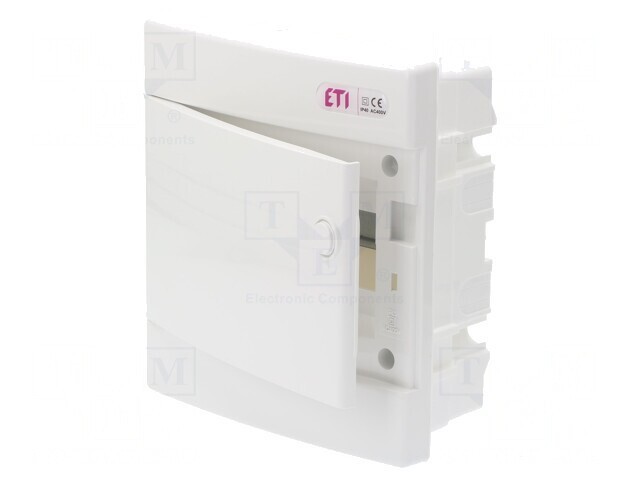 Carcasă pentru aparatură modulară IP40 de perete ABS albă