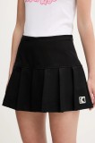 Karl Kani fustă culoarea negru, mini, evazati, 61610030