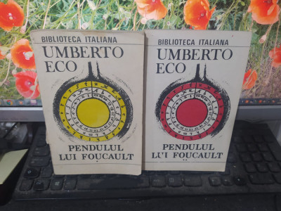 Umberto Eco, Pendulul lui Foucault vol. 1-2, editura Pontica Constanța 1991, 125 foto