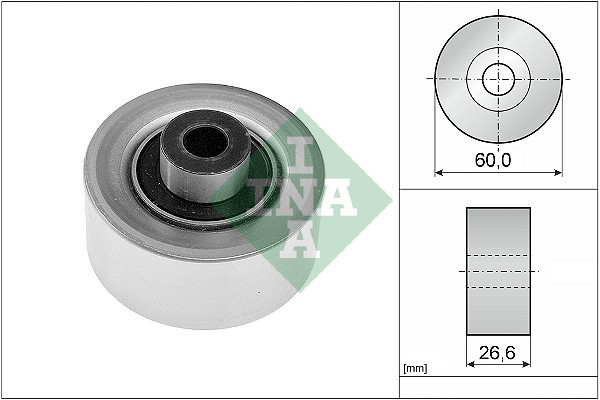INA 532 0311 10 Rola ghidare/conducere, curea transmisie