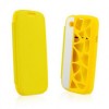 Husa Flip Water Cube iPhone 5C Galben Premium