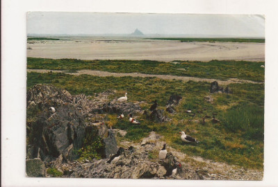 FA27-Carte Postala- FRANTA - Mont Saint Michel, circulata 1968 foto