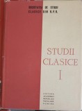 Studii Clasice I - Al. Graur, 1959, Editura Academiei Romane, Carte Veche, Limba Romana, 256 Pagini, Coperta Cartonata