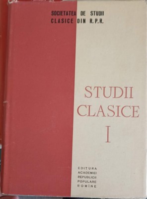 STUDII CLASICE I-AL. GRAUR SI COLAB.-249710 foto