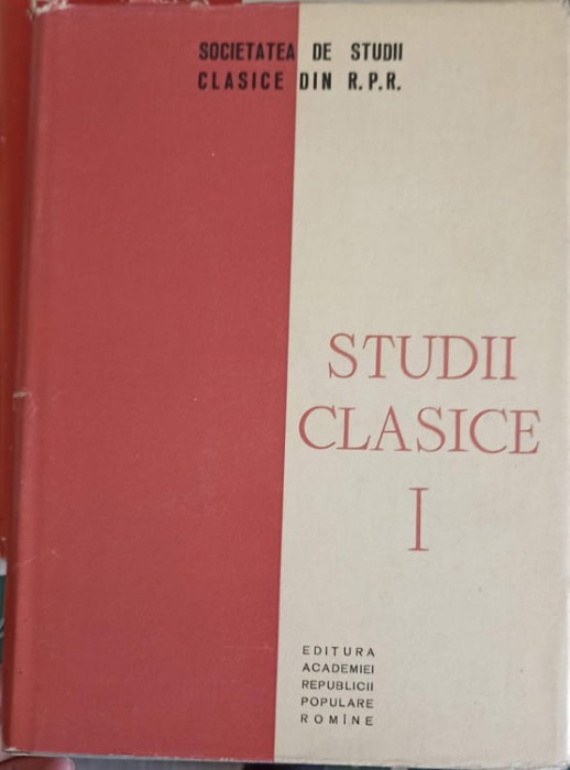 STUDII CLASICE I-AL. GRAUR SI COLAB.-249710