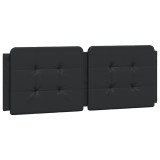 Cumpara ieftin Perna pentru tablie pat, Zadar, negru, 140 cm, piele artificiala