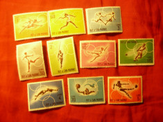 Serie San Marino 1963 Sport - Olimpiada Tokio , 10 valori foto