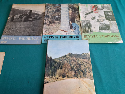 LOT 4 REVISTA PĂDURILOR / NR. 3, 10,12, 11*1965 * foto