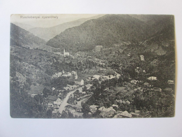 Carte postala circulata 1908 Rusca Montană(Caras-Severin),timbru Carol I Calafat
