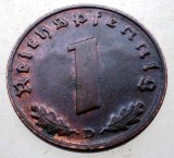 B.059 GERMANIA 1 REICHSPFENNIG 1938 D, Europa, Bronz