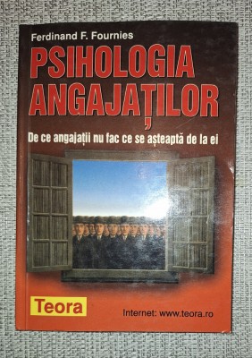 Ferdinand Fournies - Psihologia angajatilor foto