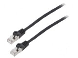 Cablul Patch F/UTP 6 litat CCA PVC negru 3m 26AWG, Lanberg