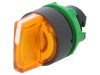 Comutator Rotativ 22mm cu LED Portocaliu IP66